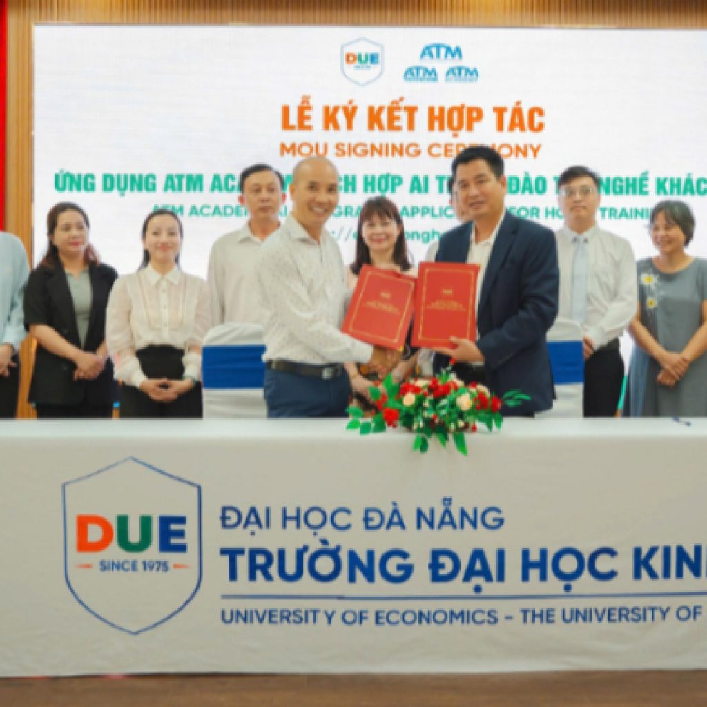 ATM Academy hợp tác với Trường Đại học Kinh tế – Đại học Đà Nẵng triển khai đào tạo nghề khách sạn tích hợp AI và tài trợ miễn phí 4 khóa học đến 30/03/2026.