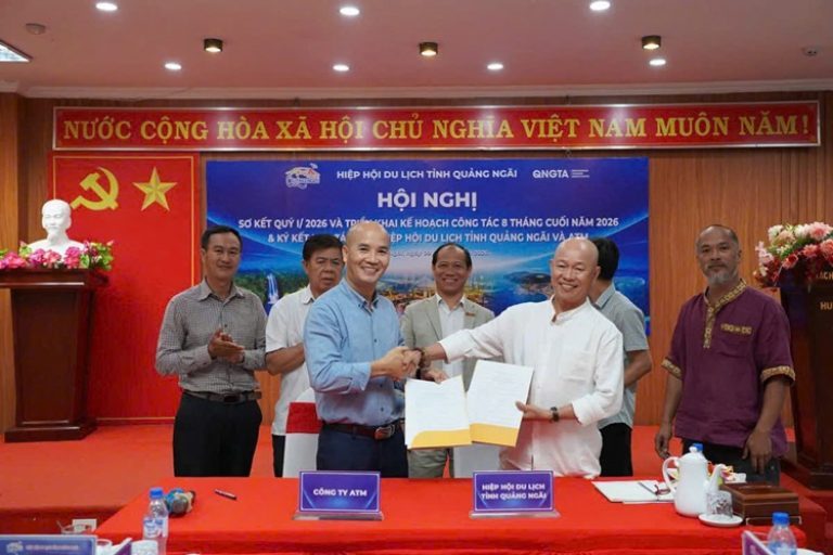 HIỆP HỘI DU LỊCH QUẢNG NGÃI HỢP TÁC ỨNG DỤNG ATM ACADEMY TRONG ĐÀO TẠO NGUỒN NHÂN LỰC DU LỊCH KHÁCH SẠN THEO CHUẨN VTOS